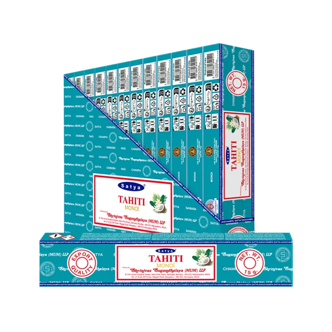 Satya Tahiti Räucherstäbchen Einzelpackung und Big Pack