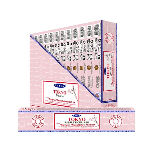 Satya Tokyo Räucherstäbchen Einzelpackung und Big Pack