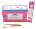Satya True Love Räucherstäbchen in der Verpackung