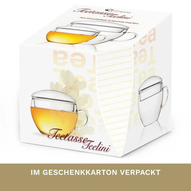 Creano Glastasse "Teelini" – Stilvoller Genuss in jeder Tasse