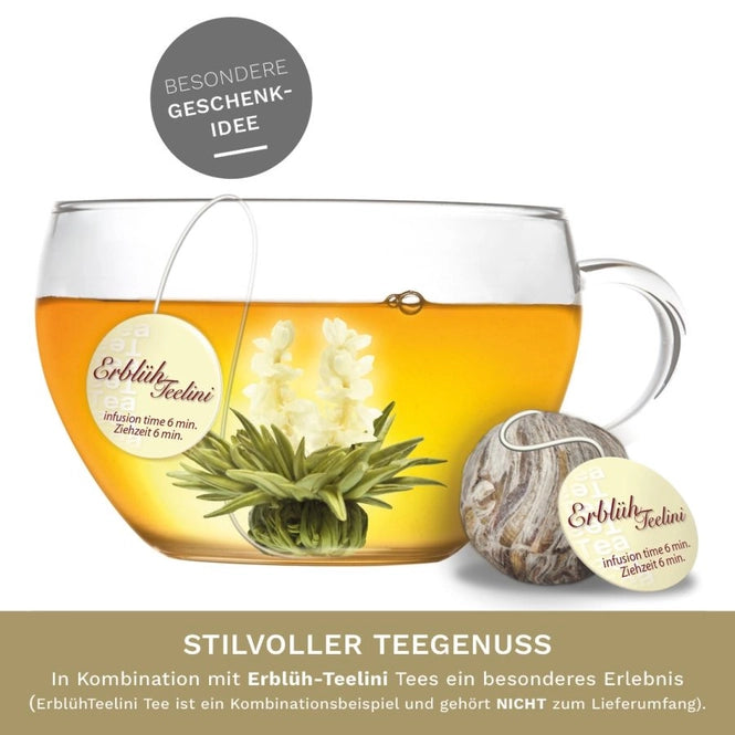 Creano Glastasse "Teelini" – Stilvoller Genuss in jeder Tasse