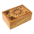 Tarotbox Die Sonne aus Akazienholz