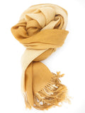 Schal aus Viskose Beige/Karamell