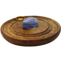 Green Tree Mangoholz-Räucherhalter mit Lapislazuli