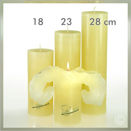 Lotus candles ivory