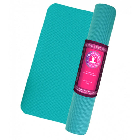 Yogi & Yogini PVC Yogamatte türkis