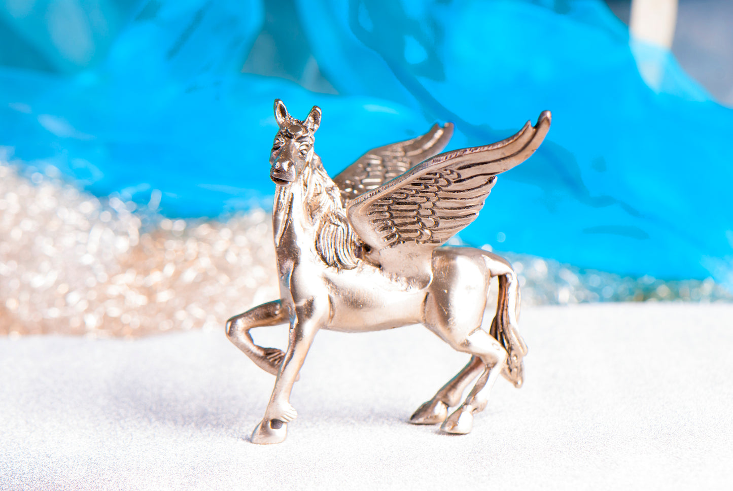 Pegasus, silver plated
