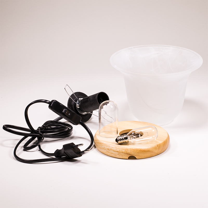 Blume Rosenquarz Salzkristall Lampe - Harmonie und Reinigung für Ihr Zuhause