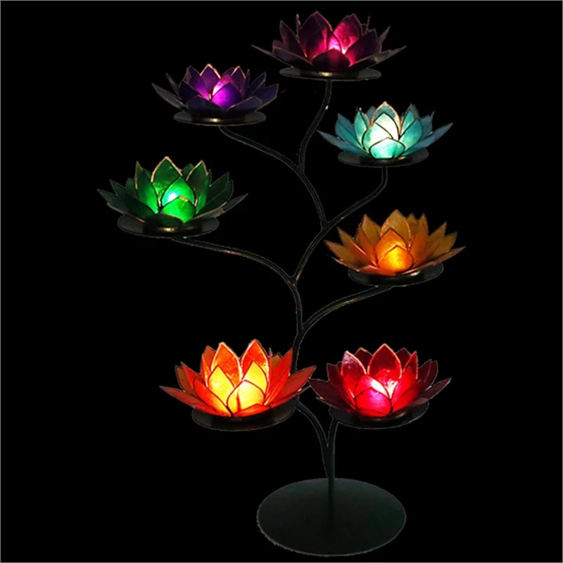 Chakra Lotus Display Green