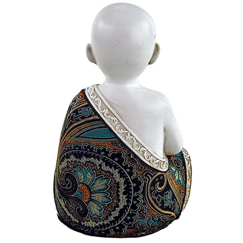 Kleiner Mönch mit Teelichthalter – Dekorative Kleidung –