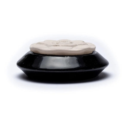 Aroma stone diffuser Lotus black