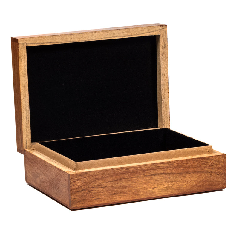 Carved tarot box, tree of life