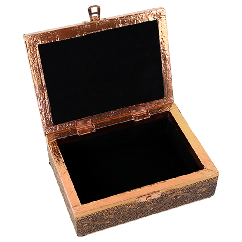 Tarot and jewelry box Om copper color
