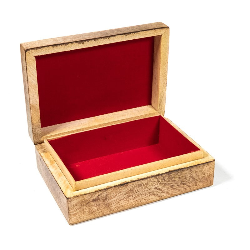 Tarot box Flower of Life Mango wood