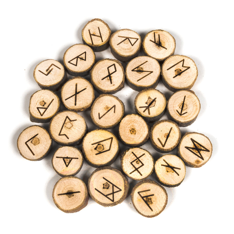 Orakelspiel Runen in Baumwolltäschchen