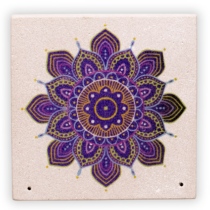 Weihrauchhalter Sandstein Mandala Blume