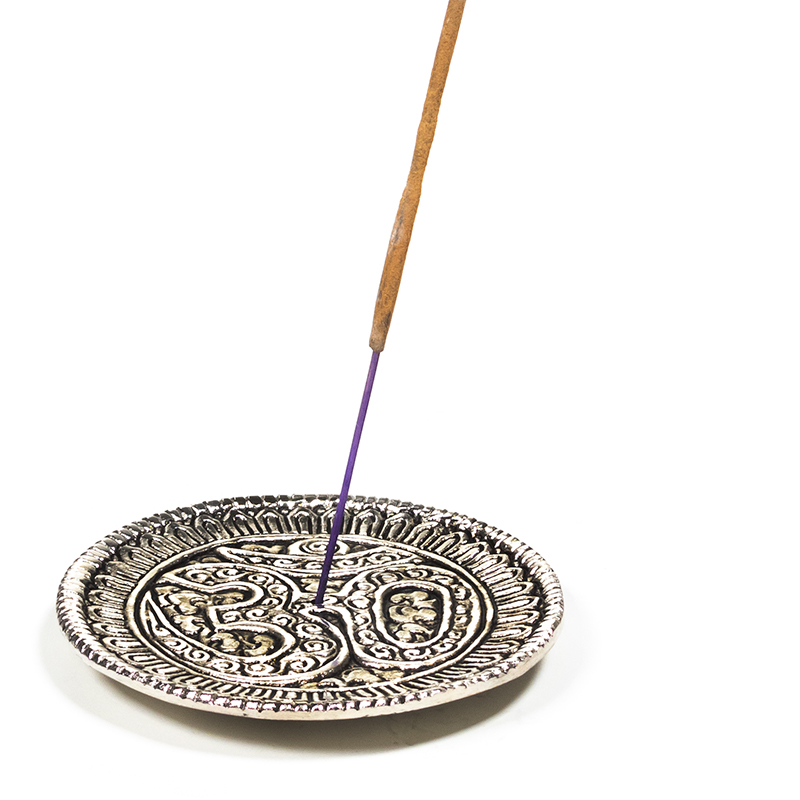 Incense stick holder Ohm round