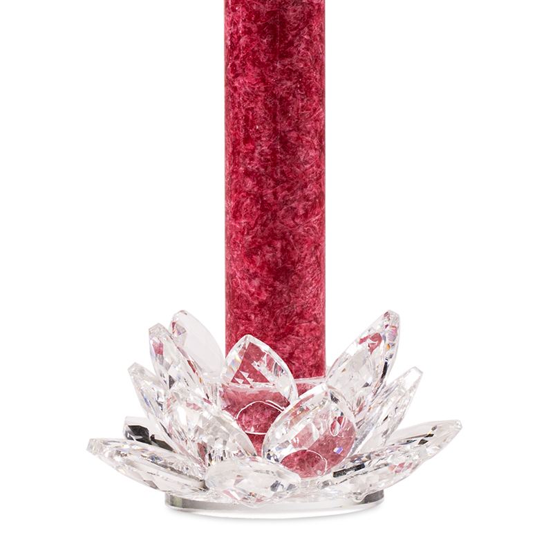 Lotus Kerzenhalter Kristall S