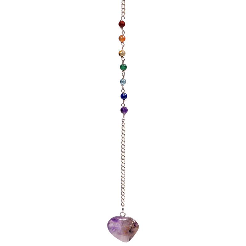 Pendel Amethyst & Chakrakette