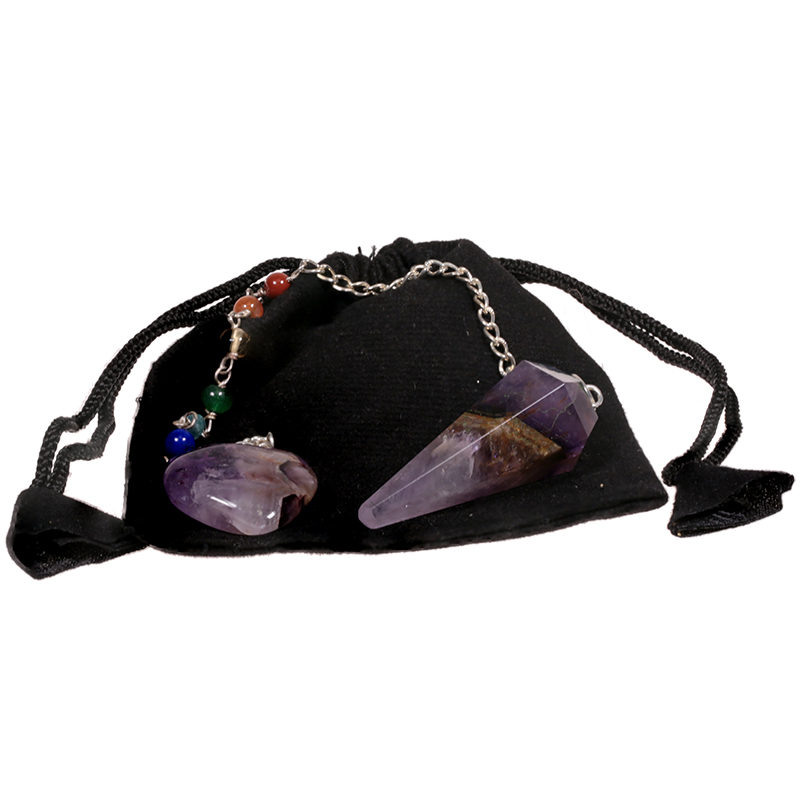 Pendel Amethyst & Chakrakette