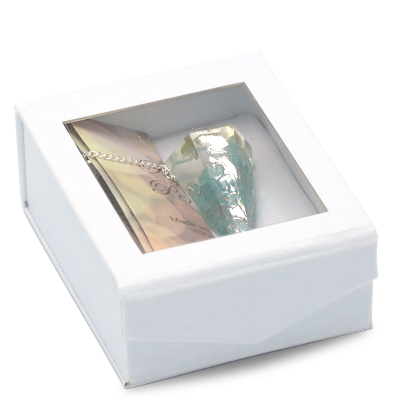 Orgonite pendulum apatite with tapered facet