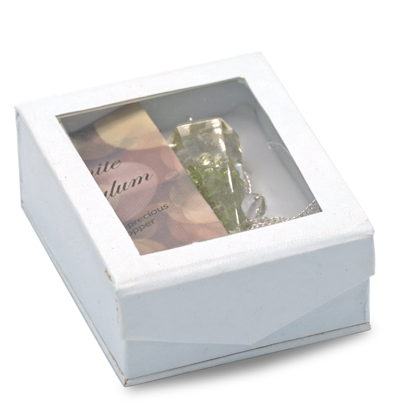 Orgonitpendel Peridot mit Facette Spitze