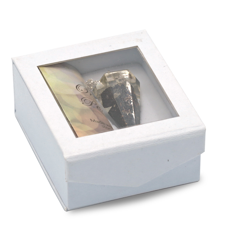 Orgonite pendulum shungite with pointed facet