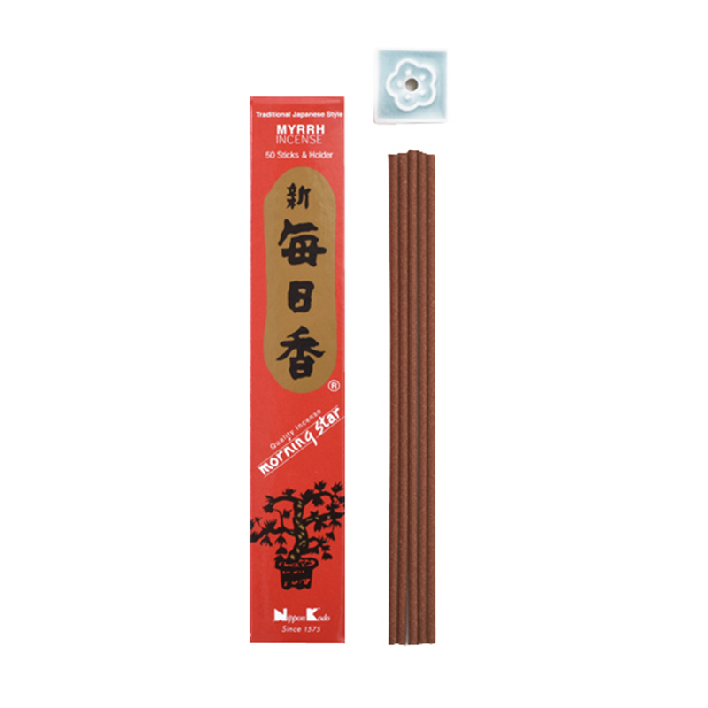 Nippon Kodo Morning Star Myrrhe mit Halter, weitere Ansicht