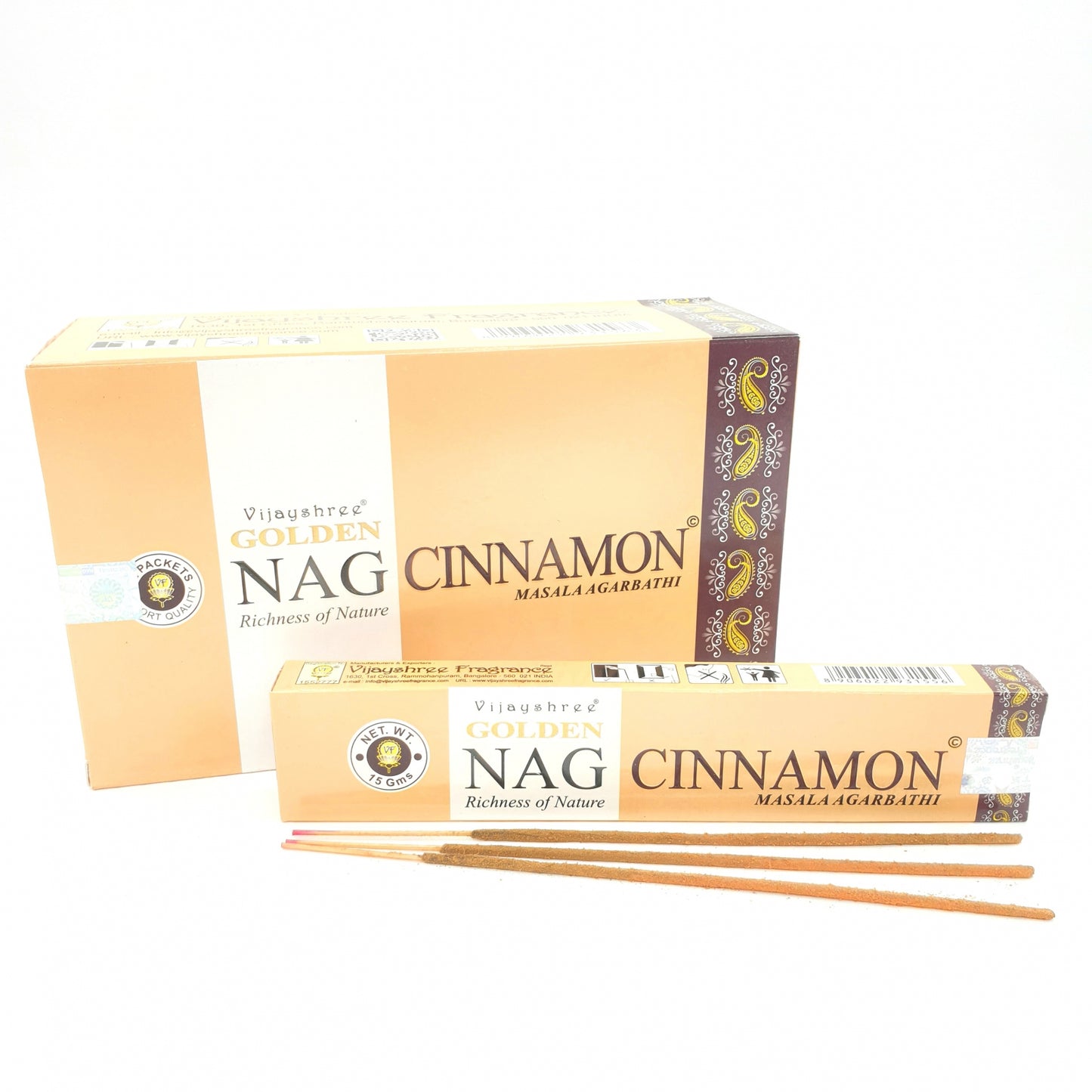 Golden Nag Cinnamon - Die Wärme der Natur in jedem Stäbchen