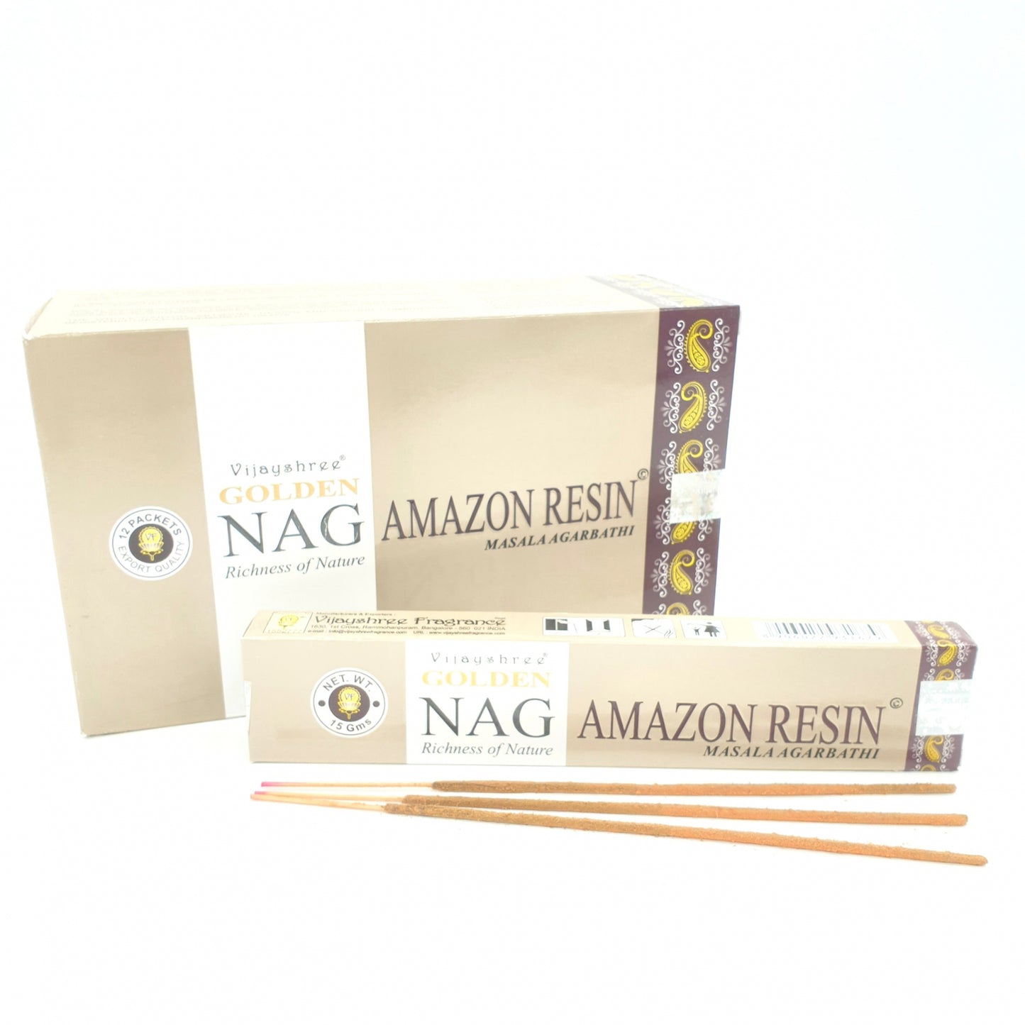 Golden Nag Amazon Resin - Die Essenz der Natur für Ihre Sinne