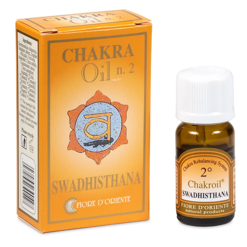 Fiore d'Oriente ätherisches Chakraöl Swadhistana in der Flasche