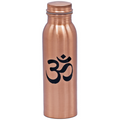 Yogi und Yogini Kupferflasche mit Om-Motiv