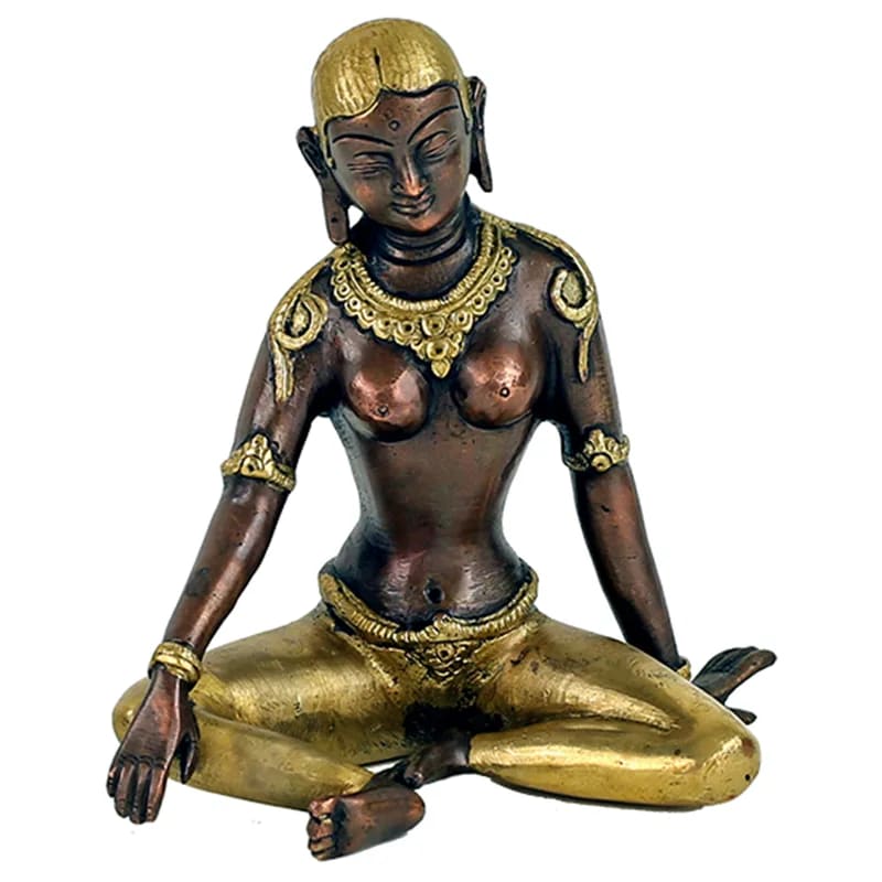 Parvati Statue zweifarbig - Eine Hommage an die Göttin der Schönheit und Fürsorge