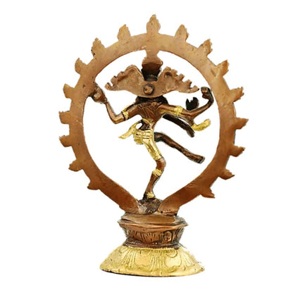Shiva Nataraj brass two-tone