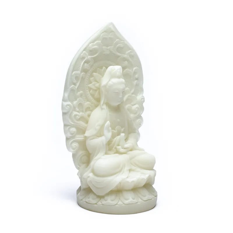 Quan Yin Figur weiss