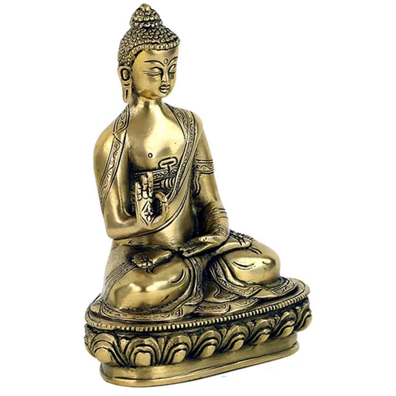 Buddha Mudra der Lehre einfarbig