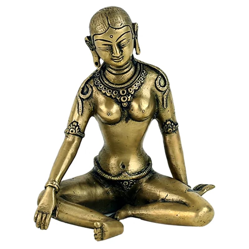 Parvati Statue einfarbig