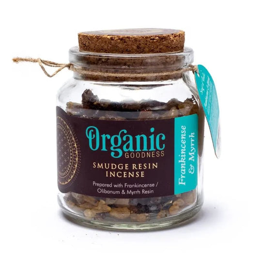 Organic Frankincense &amp; Myrrh Smudge Frankincense Resin 100g