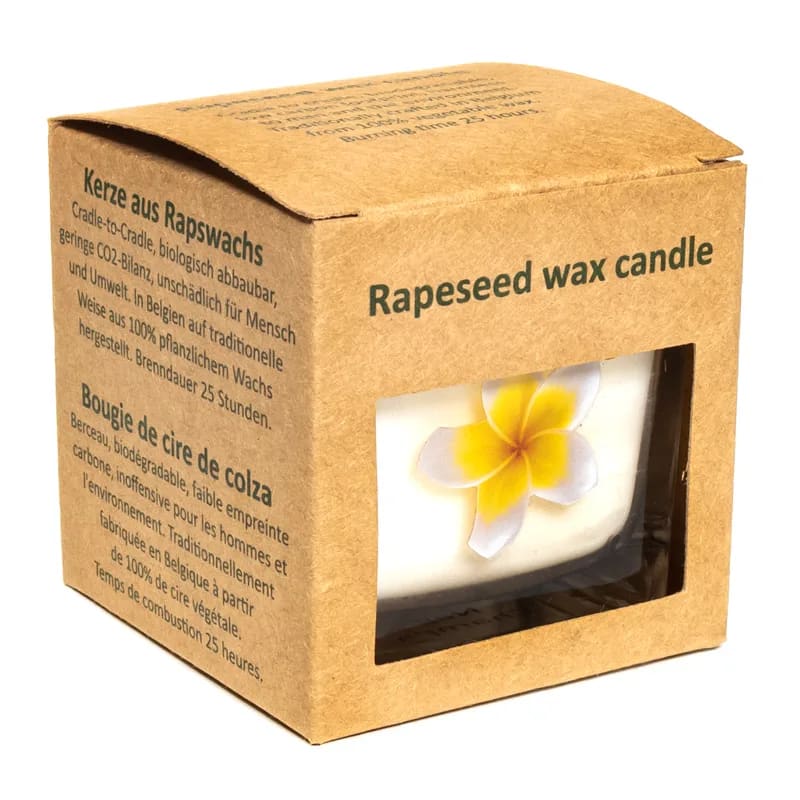 Ecological rapeseed wax scented candle Nag Champa