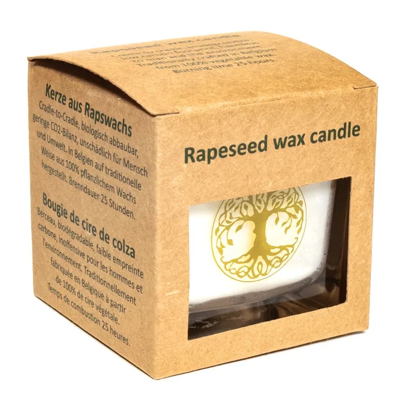 Ecological rapeseed wax scented candle Tree of Life