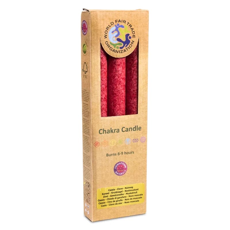 Dinner scented candle 1st Chakra Muladhara thin