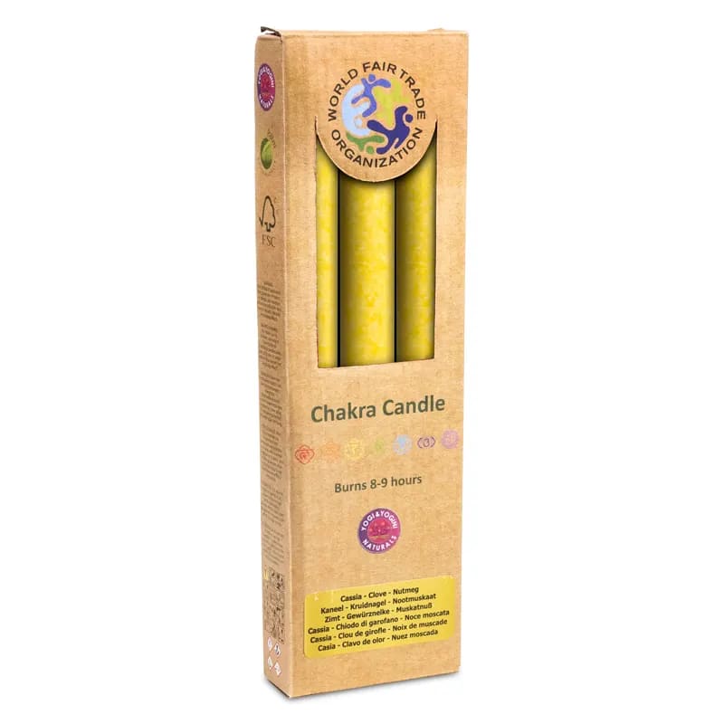 Dinner scented candle 3rd Chakra Manipura thin