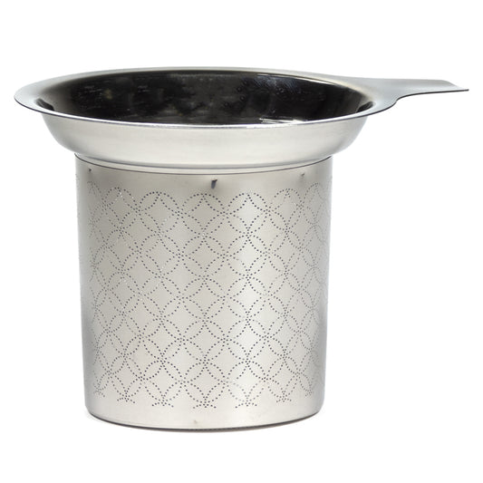 Stainless steel tea infusion filter flower of life