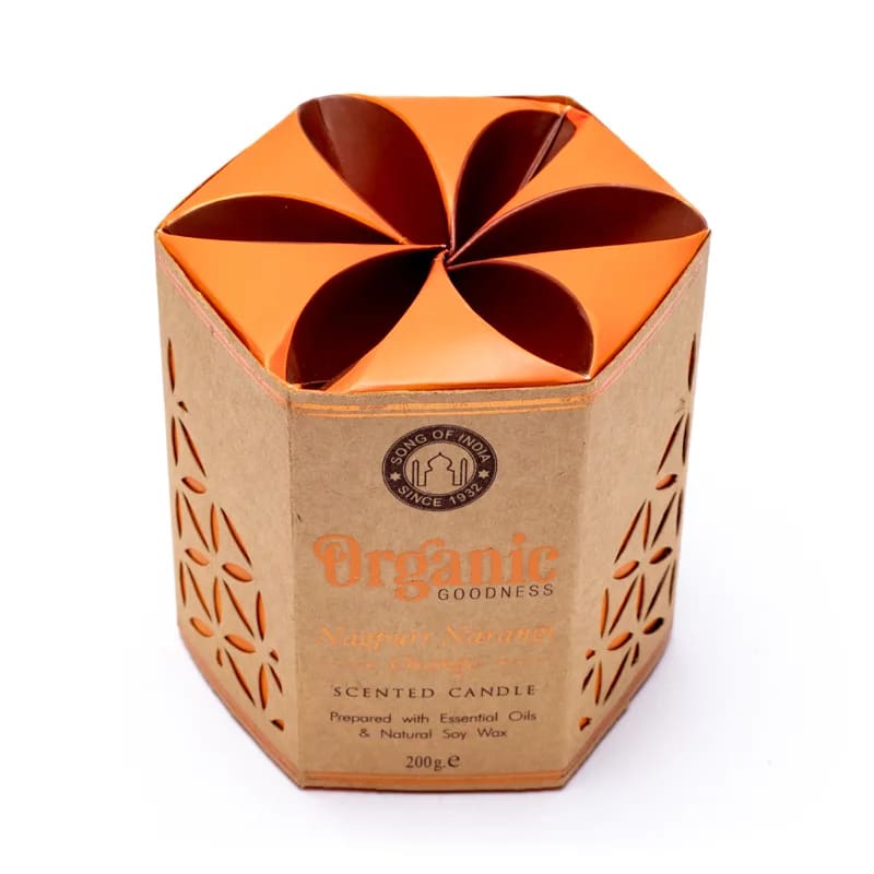 Organic Goodness Soy Wax Candle Orange