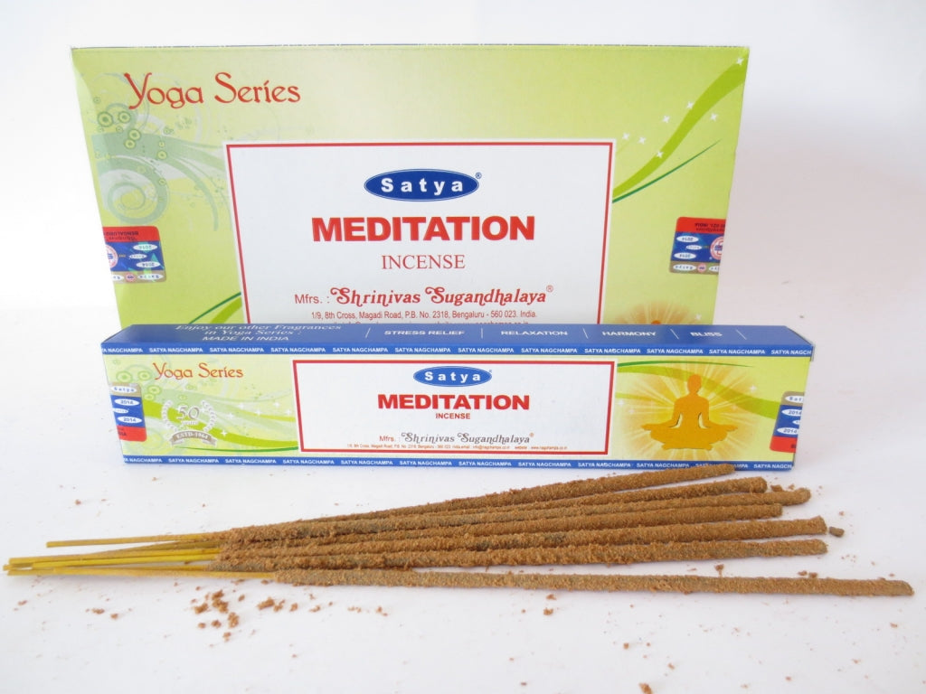 Satya Yoga Series Meditation Räucherstäbchen Verpackung