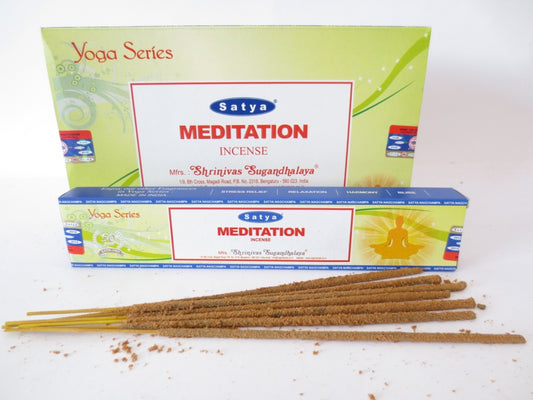 Satya Yoga Series Meditation Räucherstäbchen – Die duftende Begleitung auf dem Weg zur inneren Ruhe