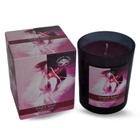 Green Tree Angel Love scented candle