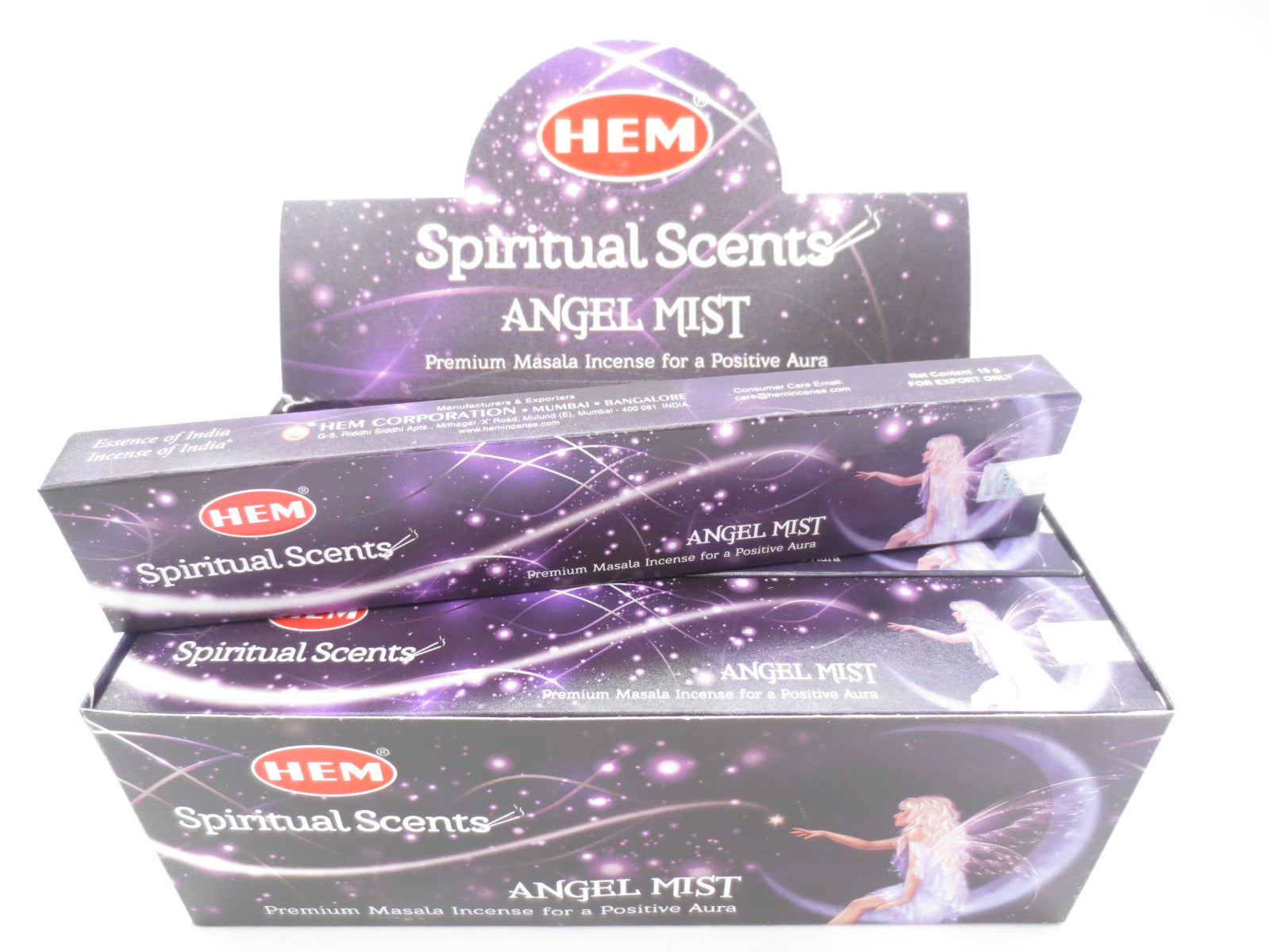 HEM Spiritual Scents Angel Mist Räucherstäbchen Verpackung