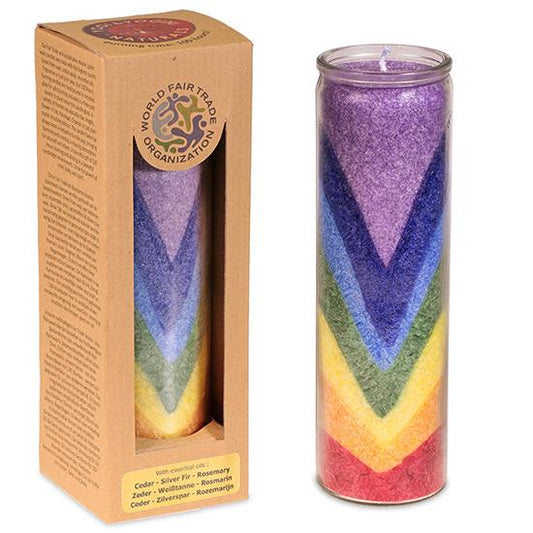 Yogi &amp; Yogini stearin scented candle Rainbow Valley