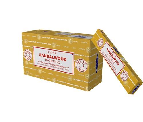 Satya Sandalwood Räucherstäbchen Verpackung